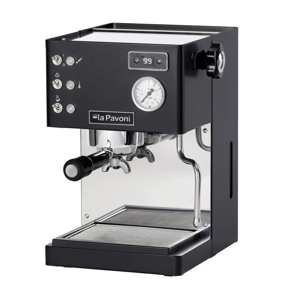 Espressomaskin Casa Bar Pid, Svart - La Pavoni