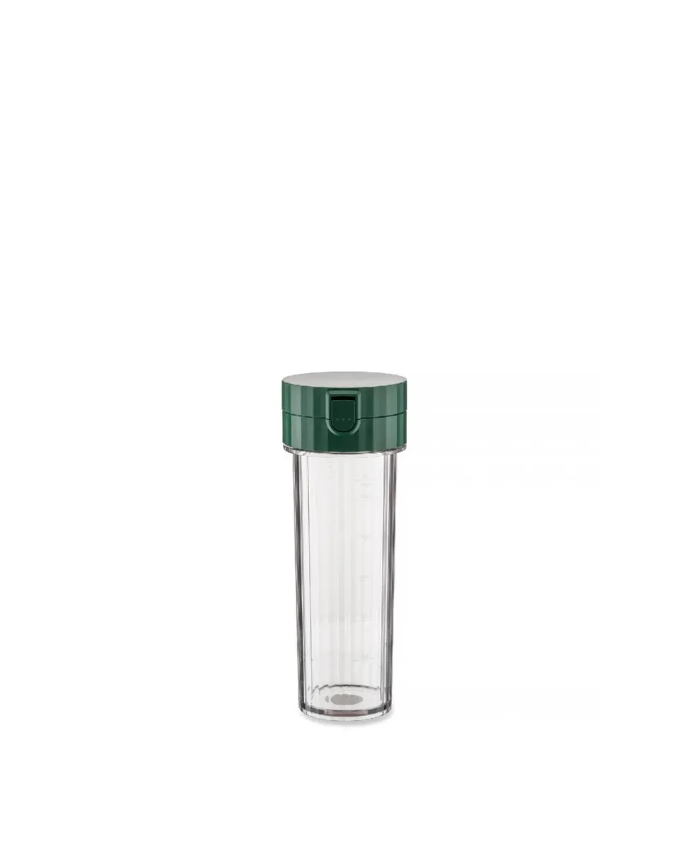 Extra flaska till personal blender, Plissé, Grön - Alessi