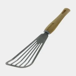 Flexibel perforerad stekspade i rostfritt stål med trähandtag, B Bois - De buyer