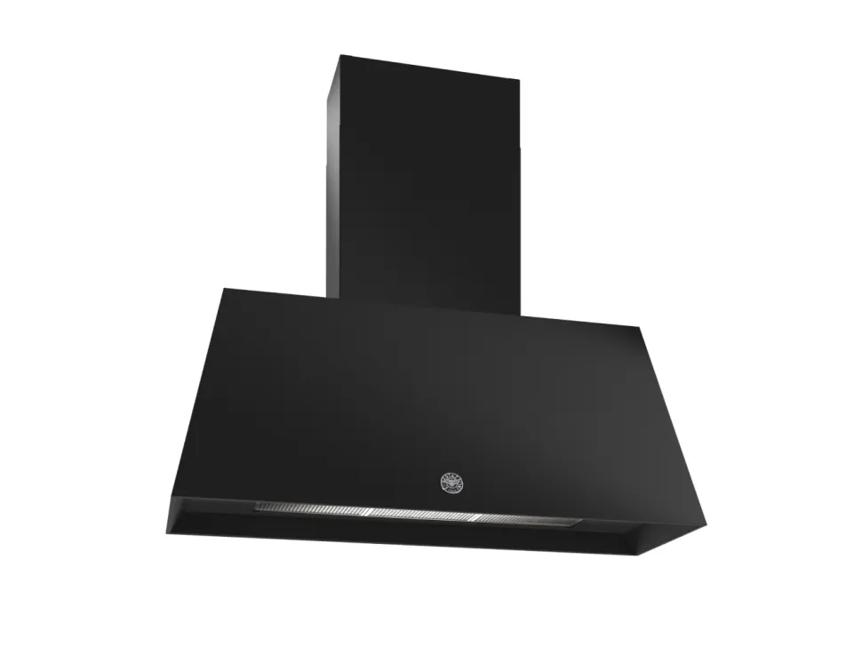 Fläkt Heritage, vägghängd 110 cm, Mattsvart - Bertazzoni
