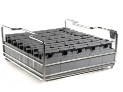 Formset med 24 silikonformar, 4 x 4 x 10 cm rektanglar till Alinia klarismaskin - 100% Chef
