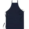 Förkläde 75x110cm, 65/35% polyester/bomull, Marinblått - Segers