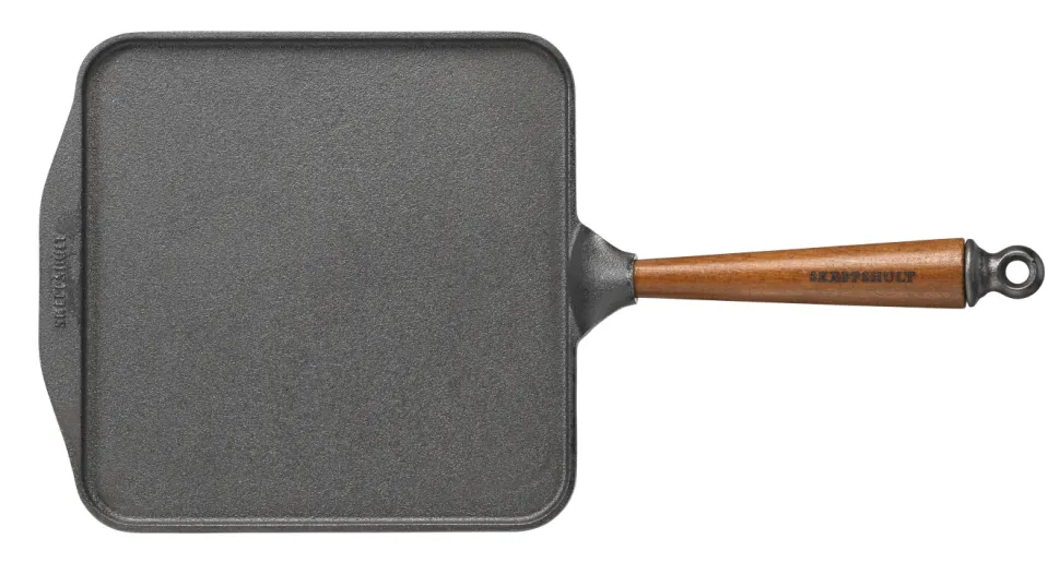 Fyrkantig Pannkakspanna med Trähandtag - Skeppshult