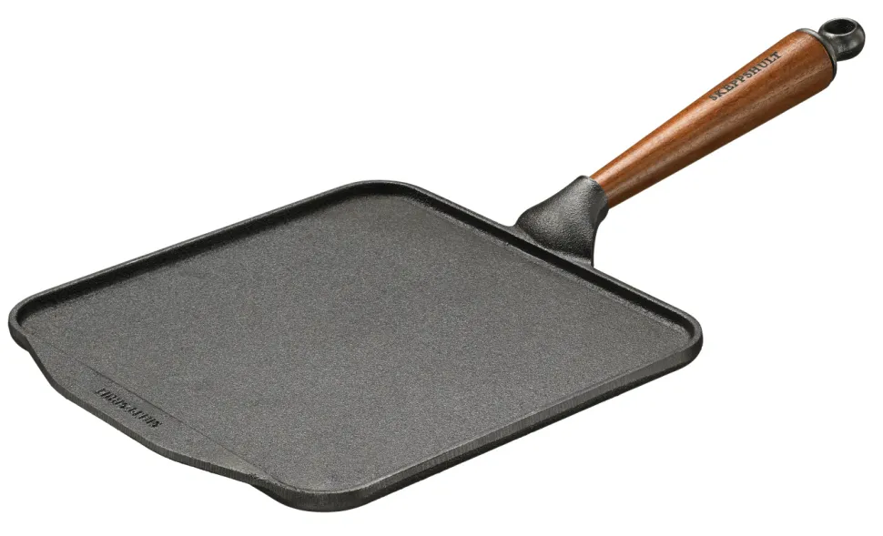 Fyrkantig Pannkakspanna med Trähandtag - Skeppshult