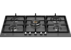 Gashäll Heritage, 90 cm, Mattsvart - Bertazzoni