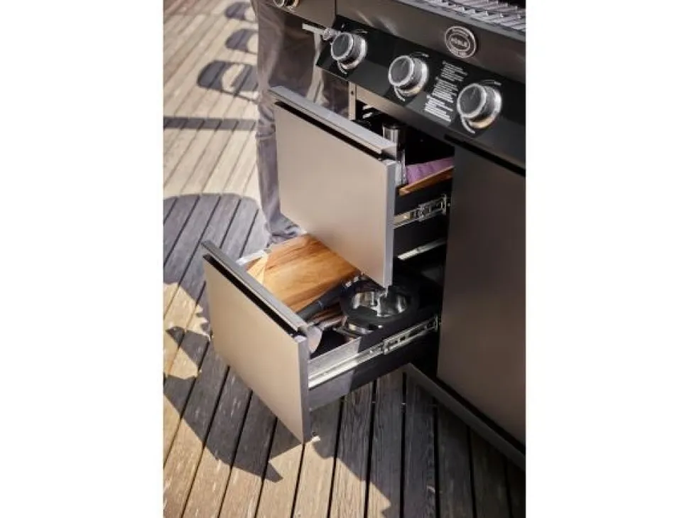 Gasolgrill Videro PRO G4-SB Smart Vario+, 20700 W - Rösle