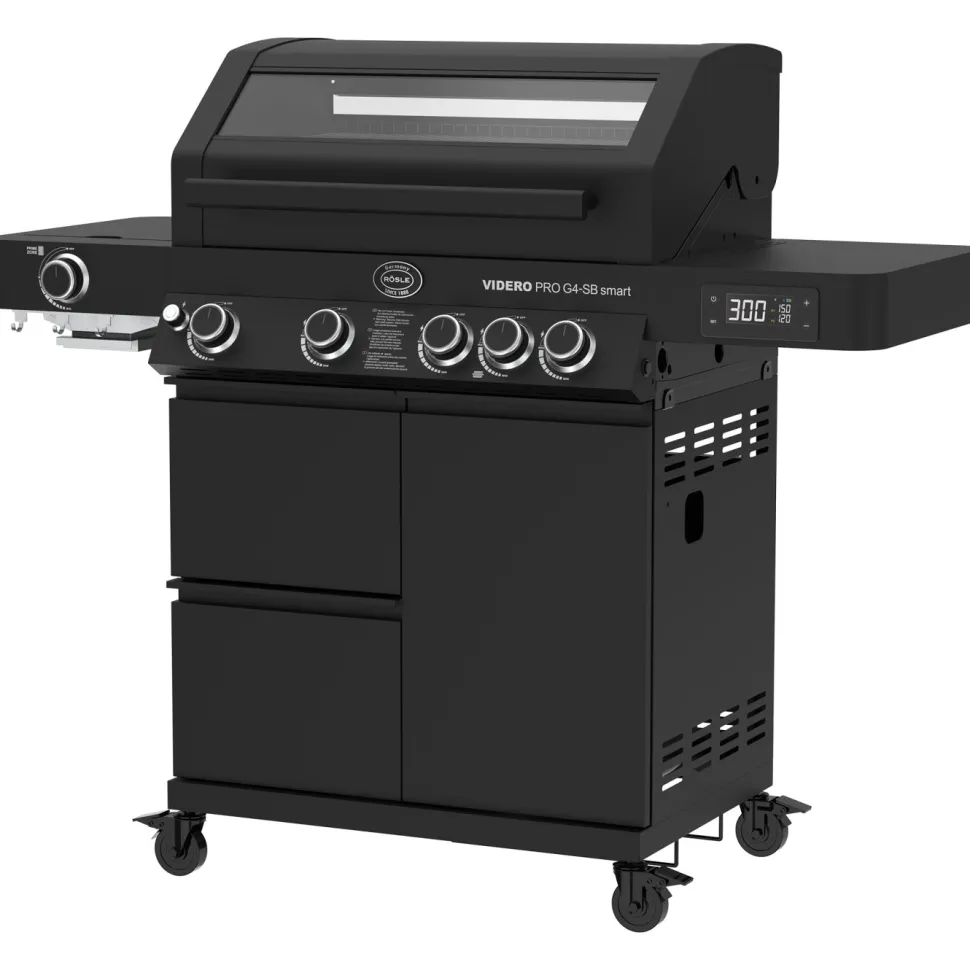 Gasolgrill Videro PRO G4-SB Smart Vario+, 20700 W - Rösle