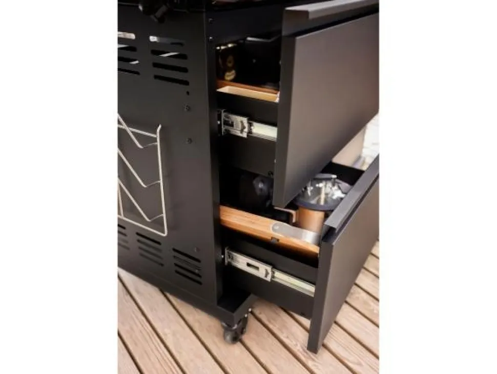 Gasolgrill Videro PRO G6-S Vario+, 27500 W - Rösle