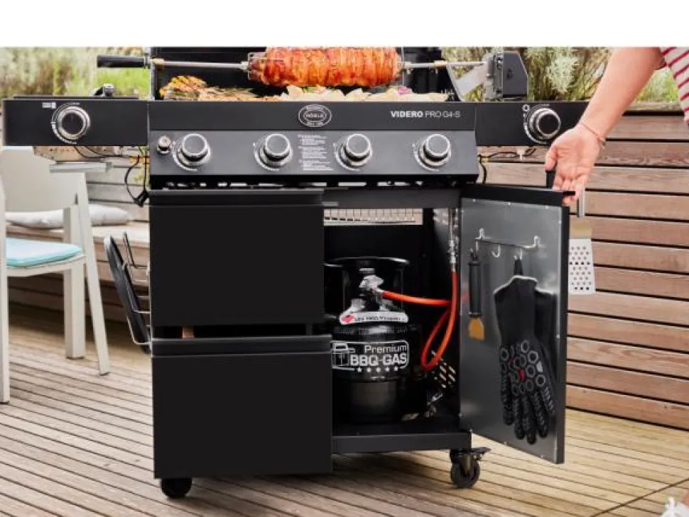 Gasolgrill Videro Pro G4-S Vario+, 20500 W - Rösle