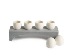 Ägg i porslin för servering, vita, 10-pack - 100% Chef