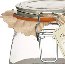 Glasburk med patentlock, 1 L - Kitchen Craft