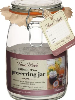 Glasburk med patentlock, 1 L - Kitchen Craft