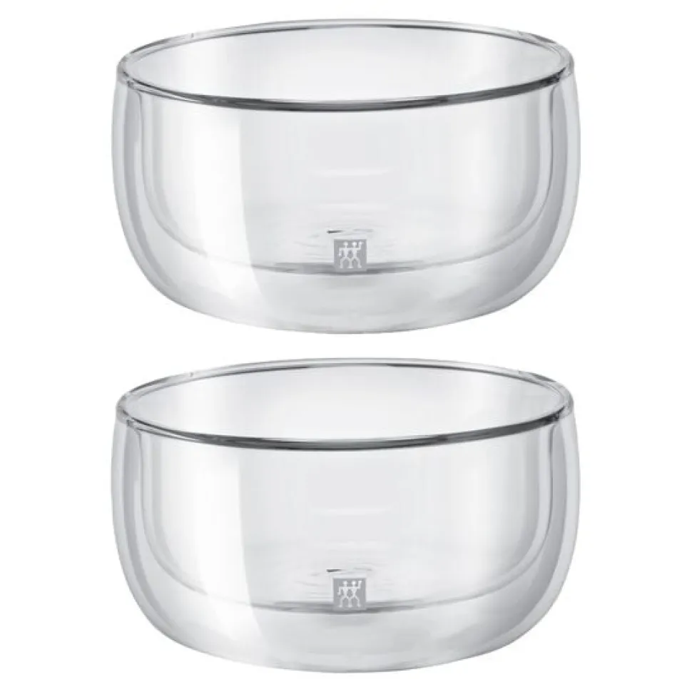Glass-coupe/dessertskål i dubbelväggat glas, 280ml, 2-pack, Sorrento - Zwilling