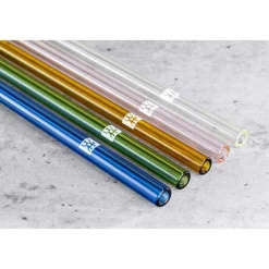 Glassugrör i olika färger, Sorrento, 4-pack - Zwilling