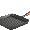 Grillpanna 25 x 25 cm, Trähandtag - Skeppshult