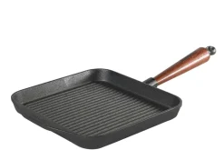 Grillpanna 25 x 25 cm, Trähandtag - Skeppshult