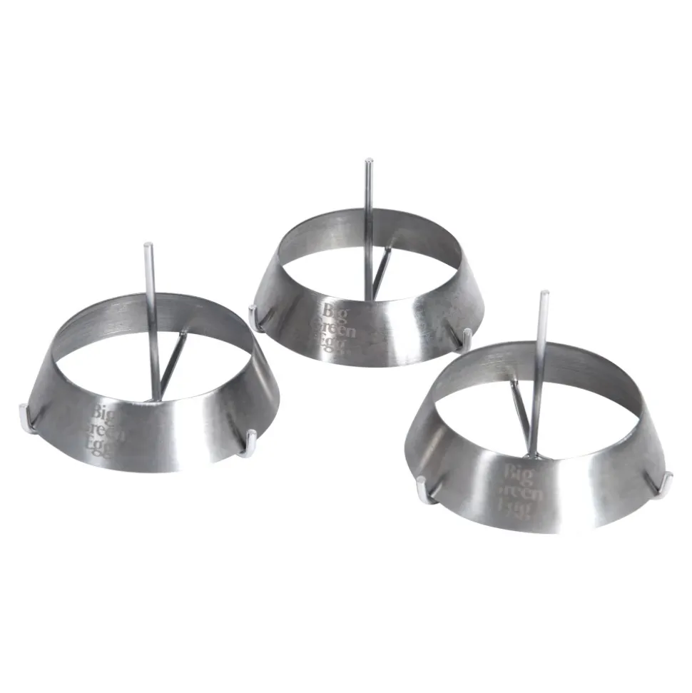 Grillringar i Rostfritt Stål, 3-pack - Big Green Egg