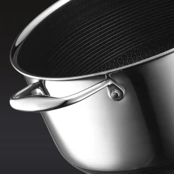 Gryta med glaslock, nonstick, 7,6 L - Hexclad