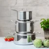 Grytset 3-delar Kastrull 2,0 l, Gryta 3,7 l & 5,2 l, Fusion 5 - Scanpan