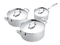 Grytset 3-delar Kastrull 2,0 l, Gryta 3,7 l & 5,2 l, Fusion 5 - Scanpan