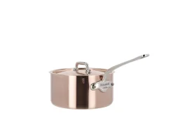 Grytset med lock, 10-delar, Koppar/Stål - Mauviel