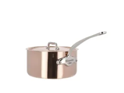 Grytset med lock, 10-delar, Koppar/Stål - Mauviel