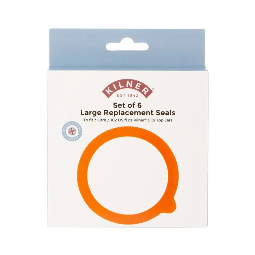 Gummipackning till konserveringsburk, 6-pack - Kilner