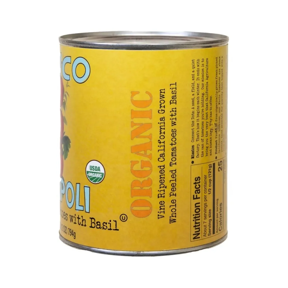 Hela skalade tomater, 794 g - Bianco DiNapoli