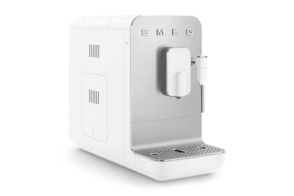 Helautomatisk Espressomaskin med ånginsats, Vit - Smeg