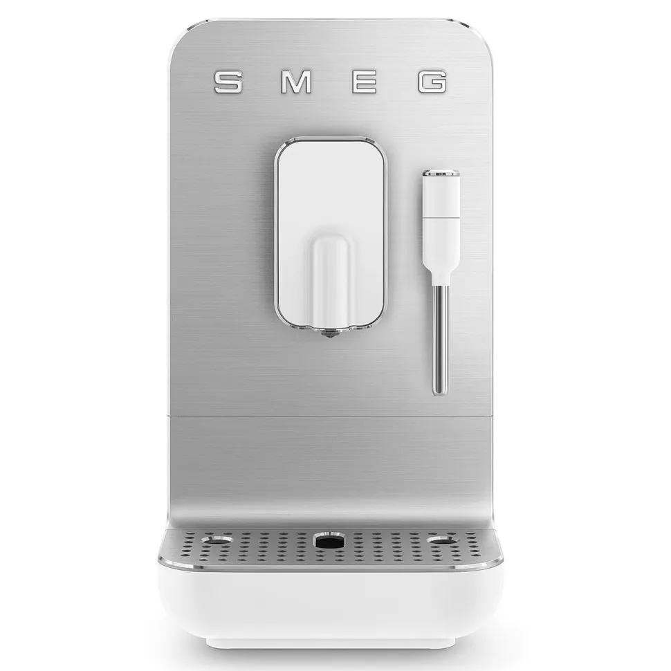 Helautomatisk Espressomaskin med ånginsats, Vit - Smeg