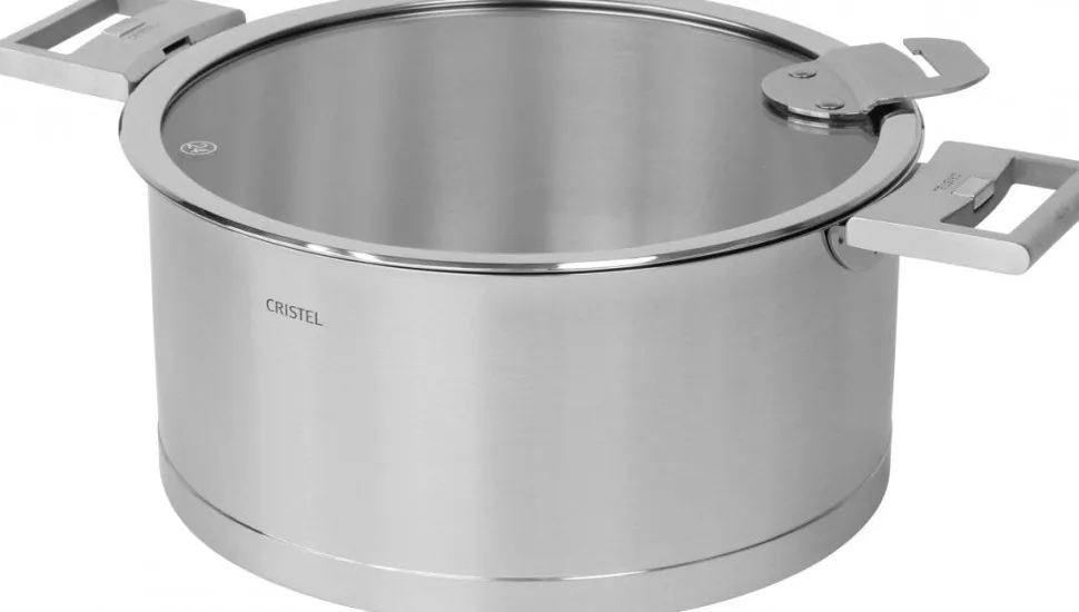 Hög gryta, avtagbara handtag, Strate - Cristel