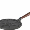 Hjärtplättpanna 22 cm, Trähandtag - Skeppshult