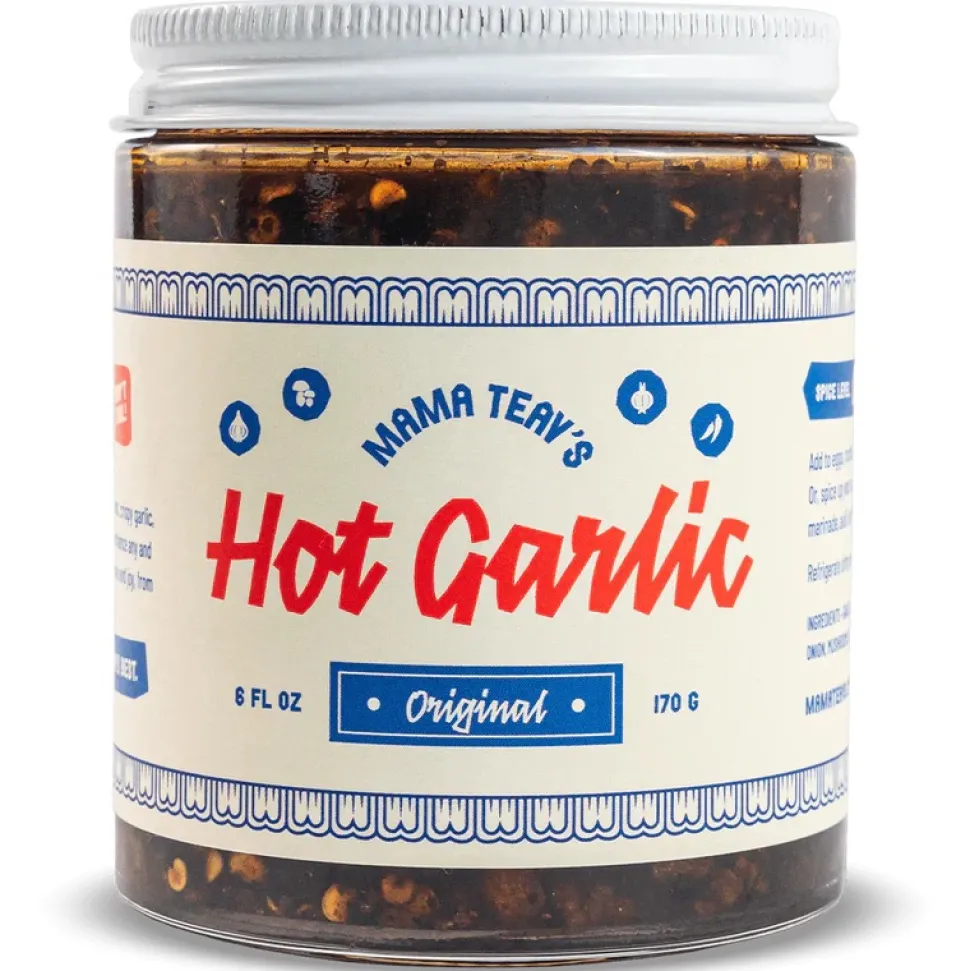 Hot Garlic Chili crisp, 170 g - Mama Teav's
