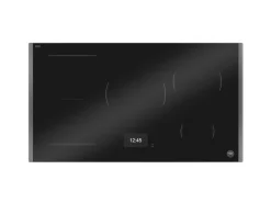 Induktionshäll, 90 cm, TFT display, 5 zoner (1 Flex) + Carbonio-ram - Bertazzoni