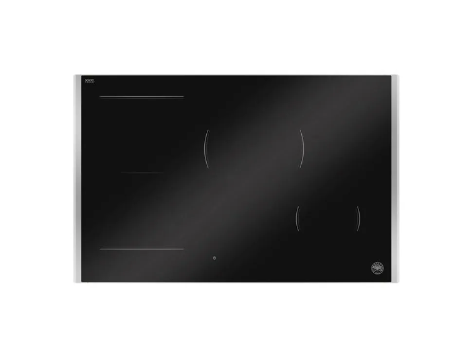Induktionshäll, 78 cm, 4 zoner (1 Flex), invisible slider + Carbonio-ram - Bertazzoni