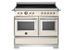 Induktionsspis Heritage, 100 cm, 5 zoner, 2 ugnar, Elfenbensvit - Bertazzoni