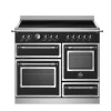 Induktionsspis Heritage, 100 cm, 5 zoner, 3 ugnar, Mattsvart - Bertazzoni