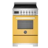 Induktionsspis Professional, 60 cm, 4 zoner, 1 ugn, Gul - Bertazzoni