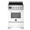 Induktionsspis Professional, 60 cm, 4 zoner, 1 ugn, Vit - Bertazzoni