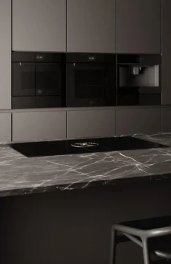 Integrerad kaffemaskin Modern, Svart Glas - Bertazzoni
