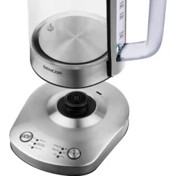 Intelligent vattenkokare 1,5l Borosilicate glas Temp 70-100 - Sencor