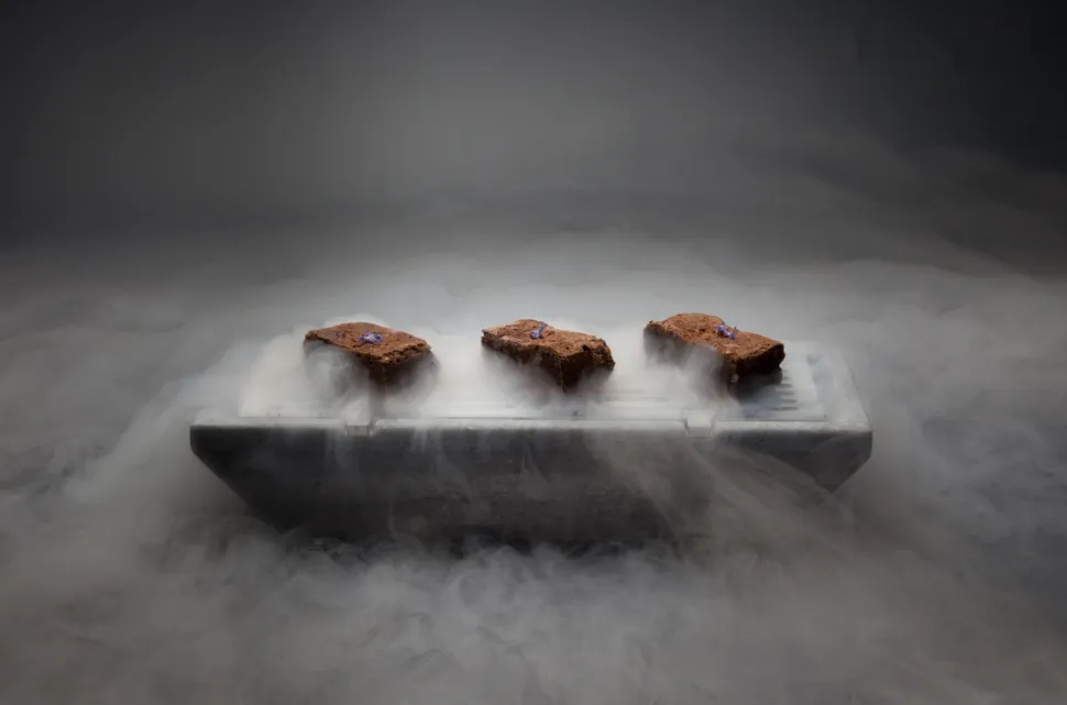 Isgrill för servering med flytande kväve eller kolsyreis - 100% Chef