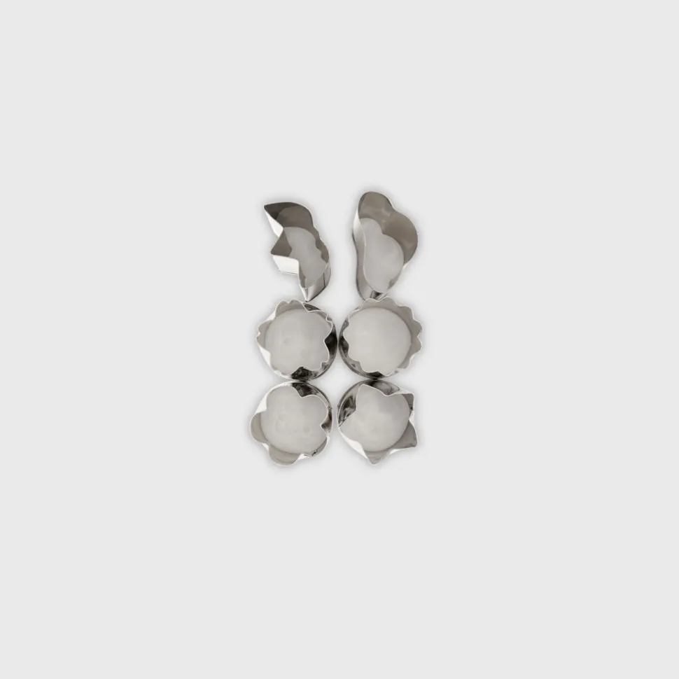 Japanska grönsaksutstickare, 6-pack, Small - Queen Rose