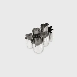 Japanska grönsaksutstickare, 6-pack, Small - Queen Rose