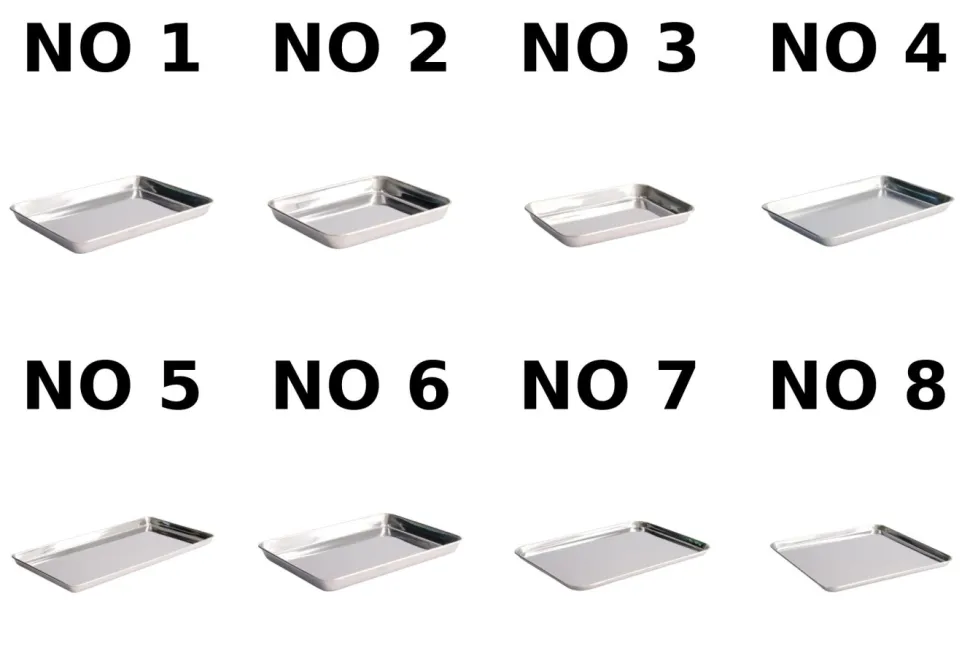 Japanska rostfri brickor, Bakozara - 5 Pack