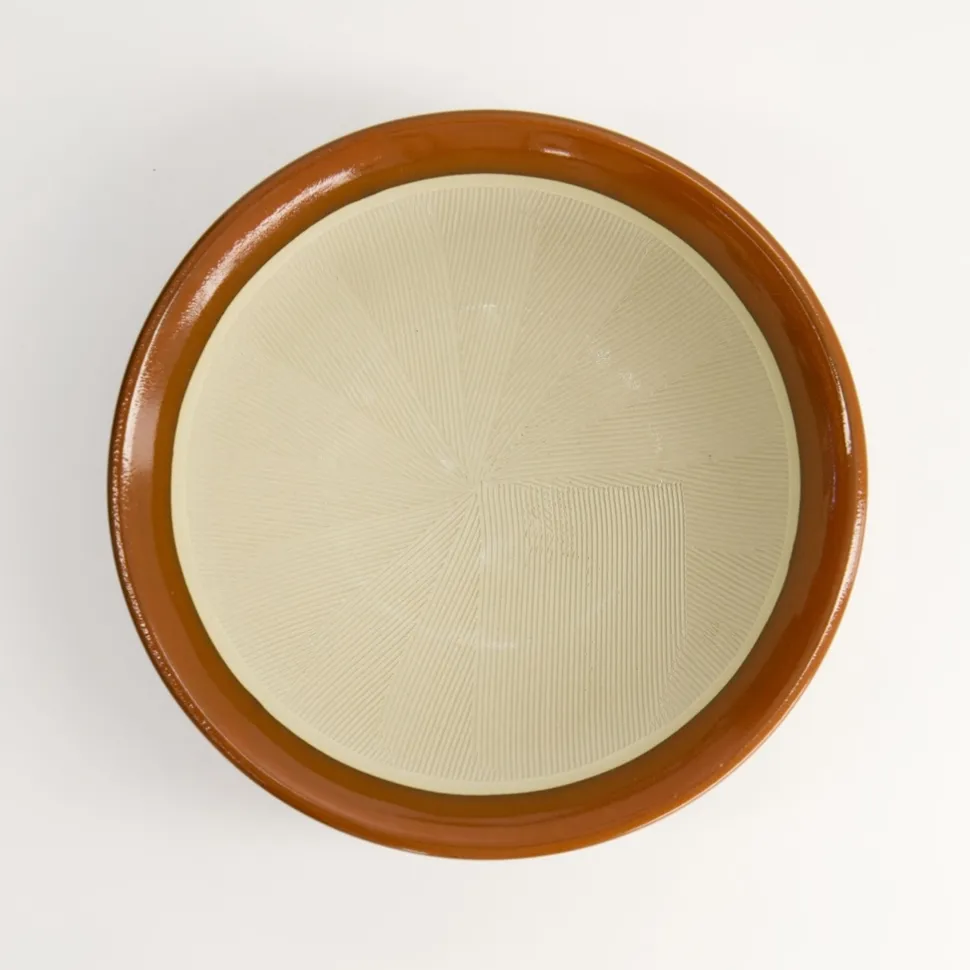 Japansk mortel, Suribachi, Brun 18,5 cm