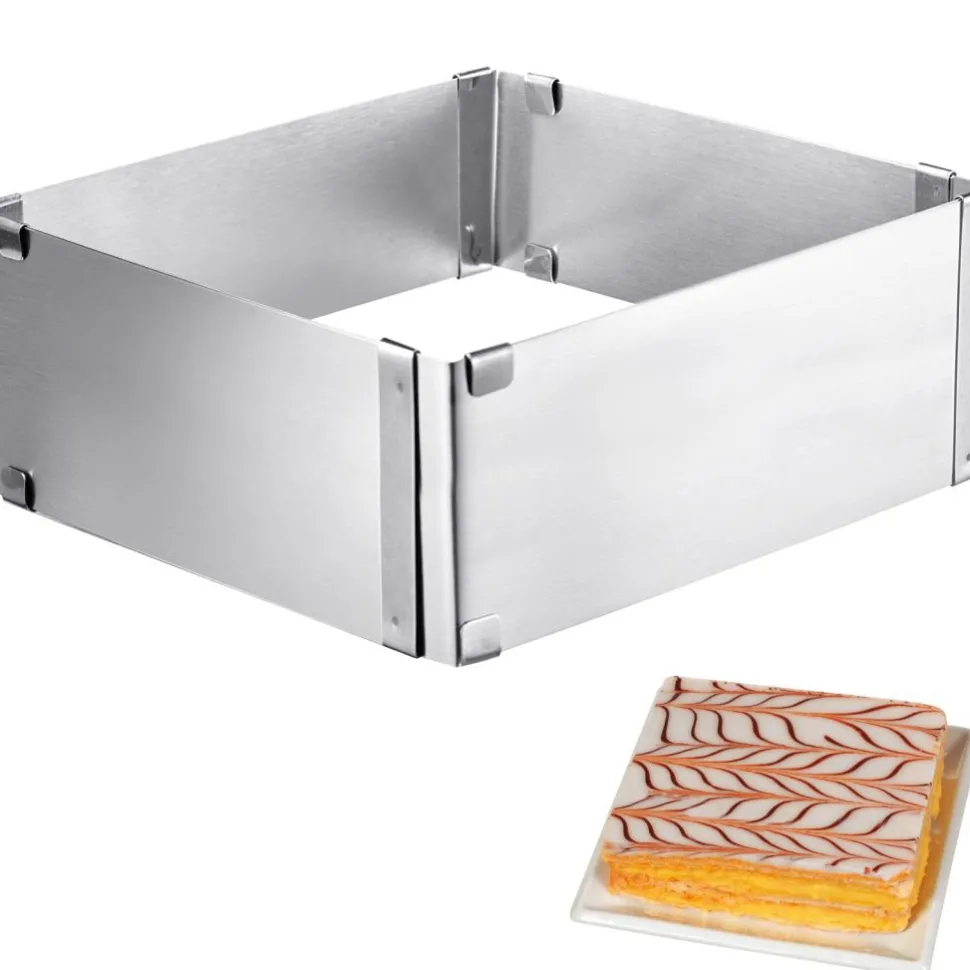 Justerbar fyrkantig anslagsring, 8 cm - Westmark