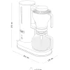 Kaffebryggare i mattsvart - Aarke