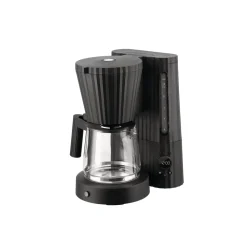 Kaffebryggare, Plissé - Alessi - Svart