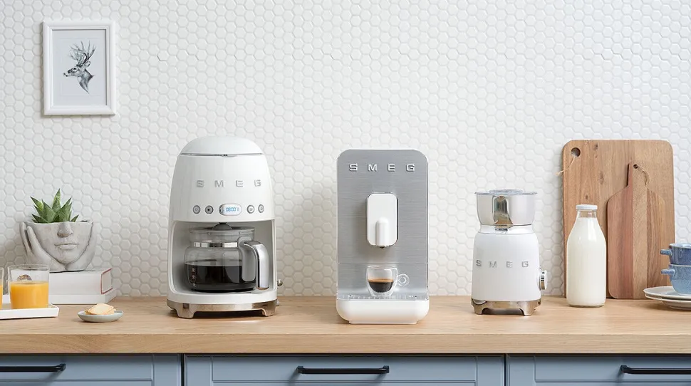 Kaffebryggare, Vit - Smeg